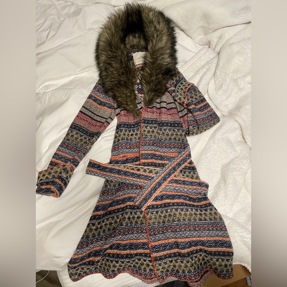 Anthropologie Angel of the North Sweater